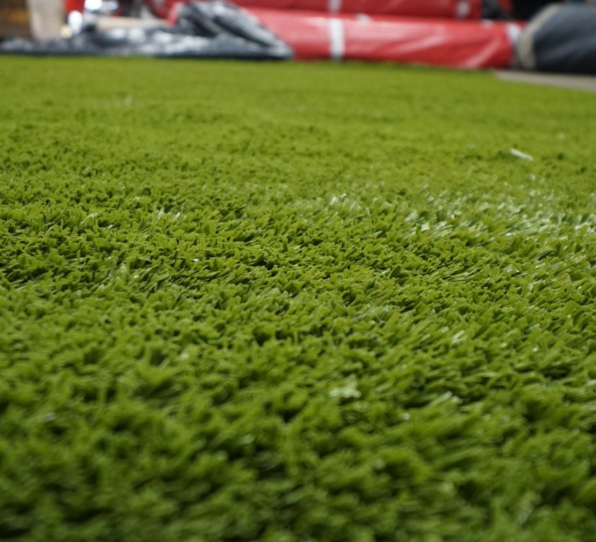 Spring Artificial Grass Installation